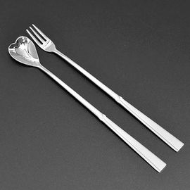 [HAEMO] Heart Long Tea Spoon & Tea Fork – Heart & ..