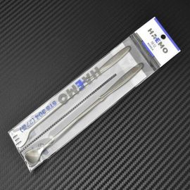 [HAEMO] Hunminjeongeum Heart Tulip Long Tea Spoon & Fork – Heart & Tulip Design with Korean Script Handle Accent_ Made in Korea