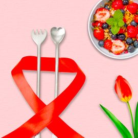 [HAEMO] Tulip& Heart  Tea Spoon & Tea Fork _ Heart & Tulip Motif, Elegant Gift-Ready Premium Stainless Steel, Made in Korea