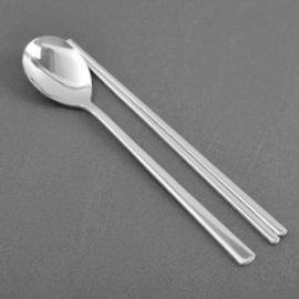 [HAEMO] Gold Galaxy Spoon, Chopsticks _ Reusable Stainless Steel, Korean Chopstick Spoon _ Made in KOREA