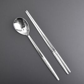 [HAEMO] Royal Hunminjeongeum Spoon Chopsticks-Spoon Chopsticks-Korean Stainless Steel Cutlery-Made in Korea