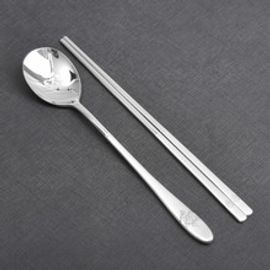 [HAEMO] OmmaniBanMehum, Spoon Chopsticks _ Reusable Stainless Steel, Korean Chopstick Spoon, Tableware _ Made in KOREA