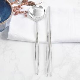 [HAEMO] Royal 2, Spoon Chopsticks Set _ Reusable Stainless Steel, Korean Chopstick Spoon _ Made in KOREA