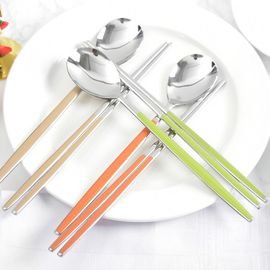 [HAEMO] Latel, Spoon Chopsticks Set _ Reusable Stainless Steel, Korean Chopstick Spoon _ Made in KOREA