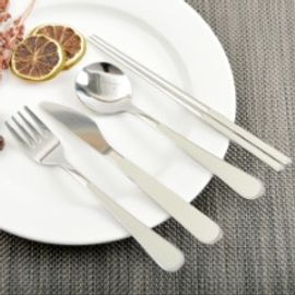 [HAEMO] Bonitto (Ivory) Spoon, Chopsticks, Fork, Knife _ Reusable Stainless Steel, Kitchenware _ Made in KOREA