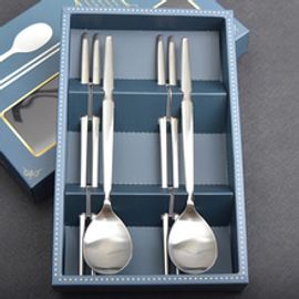 [HAEMO] Royal Matte Spoon, Chopsticks, 2 Set _ Reusable Stainless Steel, Korean Chopstick, Spoon _ Made in KOREA