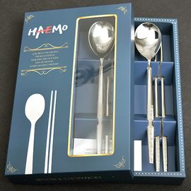 [HAEMO] Royal, Hunminjeongeum (Korean Letter) Spoon Chopsticks, 2 Set _ Reusable Stainless Steel, Korean Chopstick Spoon _ Made in KOREA