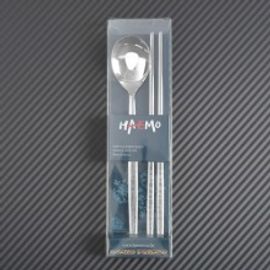 [HAEMO] Royal Hunminjeongeum (Korean Letter), Spoon Chopsticks 1 Set _ Reusable Stainless Steel, Korean Chopstick Spoon _ Made in KOREA