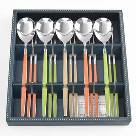[HAEMO] Latel, Spoon Chopsticks, 5 Set (A) _ Reusable Stainless Steel ,Korean Chopstick Spoon _ Made in KOREA
