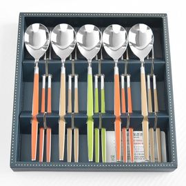 [HAEMO] Latel, Spoon Chopsticks 5 Set (B) _ Reusable Stainless Steel ,Korean Chopstick Spoon _ Made in KOREA