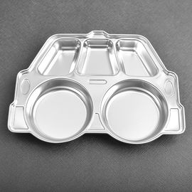 [HAEMO] Mini Car Meal Tray for kids _ Reusable Stainless Steel, Food Tray, Snack Tray _ Made in KOREA