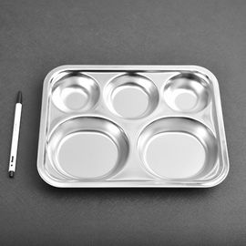 [HAEMO] Strong Small Meal Tray for Children _ Stainless Steel, Kids Food Tray _ Made in KOREA