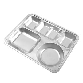 [HAEMO] 2020 Square 4-side  Meal Tray (0.5T) _ Reusable Stainless Steel Korean Chopstix Spoon Tableware Home, Kitchen or Restaurant_Made in Korea