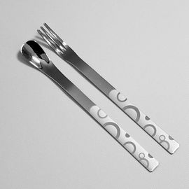 [HAEMO] Jen teaspoon & tea-fork, Circle _ Reusable Stainless Steel, Tableware _ Made in KOREA