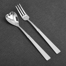 [HAEMO] Heart teaspoon & tea-fork Set_ Reusable Stainless Steel, Tableware _ Made in KOREA