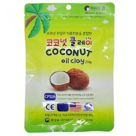 [Eyaco] Coconut Oil Clay Yuto 250g_ clay, clay, moisturizing, skin protection, atopy, kindergarten, elementary school, art time_Made in Korea