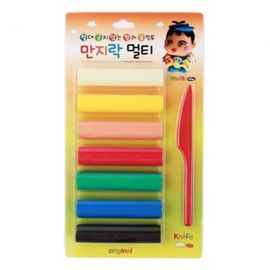 [Eyaco] Touching Color Yuto Multi 7 Colors Set_ Skin protection, clay, clay, kindergarten, elementary school, art time_Made in Korea