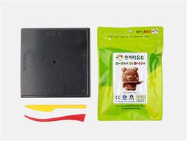 [Eyaco] 300g black plate set_clay, clay, moisturizing, skin protection, atopy, kindergarten, elementary school, art time_Made in Korea
