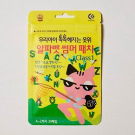 [Kayone] Alphabet Summer Patch_Mosquito repellent, pest control, summer, camping, holiday season, outdoor outing, daycare, kindergarten_Made in Korea