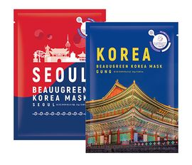 [BEAUUGREEN] K-Beauty Korea Mask Seoul (1ea)_K-Beauty, Korea Mask, Seoul, Mask Pack, Skin Care, Skin Soothing, Cosmetics, Korean Cosmetics, Natural Ingredients_Made in Korea