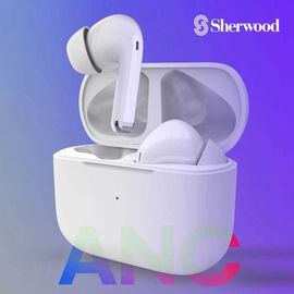 Sherwood Active Noise Cancelling Premium Bluetooth Earphones IS-WBT20, HD Voice Call, USB Type-C Charging