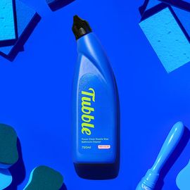 TUBBLE Power Clean Double Shot Bathroom Cleaner 750ml _ An All-in-One Bathroom Cleaner with a Powerful Bleach + Detergent Double-Shot Formula