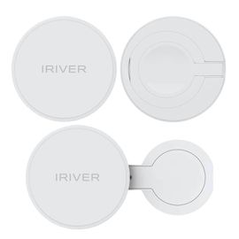 iRiver 15W 2in1 Magnetic Wireless Fast Charger, Overheat Protection, Wireless 15W Fast Charging, Simultaneous Charging for Smartphone Apple Watch, Foldable Slip Design