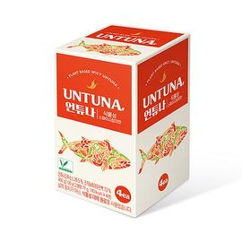 [Ottogi SF] Untuna Plant-Based Spicy Tuna Flavor (100gX4)_Vegan Tuna, Tuna Flavor Alternative Aquatic Products, Diet Diet, Soy Protein