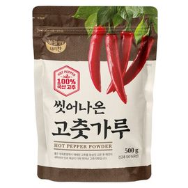 [hansaeng] Heavenly Heartfelt Washed Red Pepper Powder 500g_Red Pepper Powder, Domestic Red Pepper Powder, Spicy, Dried Pepper, Natural Intention, Quality Control_Made in Korea