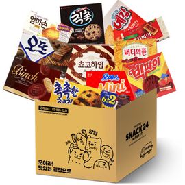 [Wefun] Snack24 Popular Snack Pantry & Office Mega Box 11P – Best-Value Group & Gift Snack Set _ Made in Korea