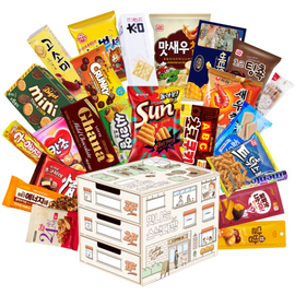 [Wefun] Snack24 BEST3 Triple-Layer Snack Gift Set – 24 Popular Korean Treats for the Perfect Tea Time _ Made in Korea