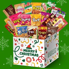 [Wefun] Snack24 Merry Christmas & Happy New Year Snack Gift Set – Premium Box with Sweet & Popular Treats
