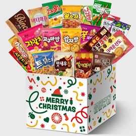 [Wefun] Snack24 Merry Christmas & Happy New Year Snack Gift Set – Premium Box with Sweet & Popular Treats