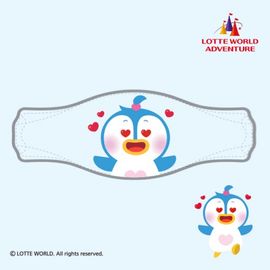 [The good] 3D Lotte World Mask (1 piece, small) Grade - KF94_Lotte World Character Design, Virus Blocking, Fine Dust Blocking, Respiratory Protection_Made in Korea