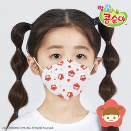 [The good] 2D Kongsooni Mask 1 Box (3 x 10 sheets = 30 pieces) (Small, Medium) _Kongsooni Character Design, Virus Blocking, Fine Dust Blocking, Respiratory Protection_Made in Korea