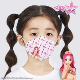 [The good] 2D Secret Juju Mask 1 Box (3 sheets x 10 sheets = 30 pieces) (Small, Medium)_Secret Juju Character Design, Virus Blocking, Fine Dust Blocking_Made in Korea