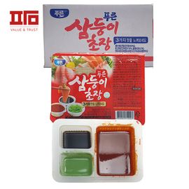 [PURUNE FOOD] Establishment Packaging Delivery Disposable Sashimi Assorted Marinade Paste Chojang Cho Chili Jang Samdong 1 Box 36 Pack_Taste, Quality, and Convenient Use_Made in Korea