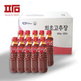 [PURUNE FOOD] Cho Gochujang Chojang 600g X 20 Bottles 1 Box Hoechojang Fish Corner for large-capacity establishments_Ickenhan, Marinade, Seafood, Fresh, Seafood_Made in Korea