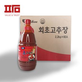 [PURUNE FOOD] Cho Gochujang Chojang 2.2kg X 6 Bottles 1 Box Household Grey Grass Sauce for large-capacity businesses_Ickenhan, Marinade, Seafood, Fresh, Seafood_Made in Korea