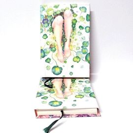 [ihanwoori] illustration hardcover notebook_custom-made, diary, design request_Made in Korea