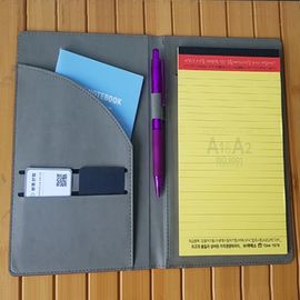 [ihanwoori] pu memo pad binder notepad_customized, notepad, design request, company, government office, school, memopad_Made in Korea