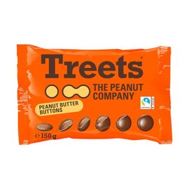 [SH Pacific] TREETS Treats Peanut Butter Button 150g_ German Luxury Goods, Chocolate, Nuts, Milk Chocolate, Peanuts