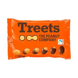 [SH Pacific] TREETS Treats Peanut Chocolate 100g_German Luxury Goods, Chocolate, Nuts, Milk Chocolate, Peanuts