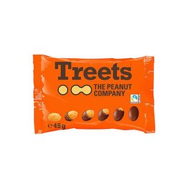 [SH Pacific] TREETS Treats Peanut Chocolate 45g_German Luxury Goods, Chocolate, Nuts, Milk Chocolate, Peanuts