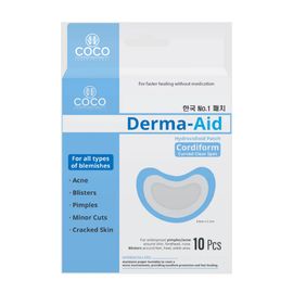[New Y Medical] Dermaaid Curve Acne Patch Wet Band (10 sheets)_Spot Patch, Wound Care, Wound Band, Wet Bandage, Wet Patch, Wet Dressing, Wet Band-Aid, Acne Patch_Made in Korea
