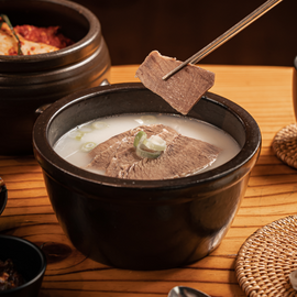 [Jinji] Gammiok sullungtang_570g_Jinji, Gammiok, sullungtang, Ox Bone Soup, soup, hot food, healthy food, children's dinner, dinner_made in Korea