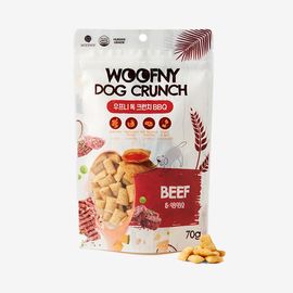 [ARK] Woofny Dog Crunch BBQ_Dog Nutrition, Dog Snacks, Hydrolyzed Protein, Beef, Chicken, Pumpkin_Made in Korea