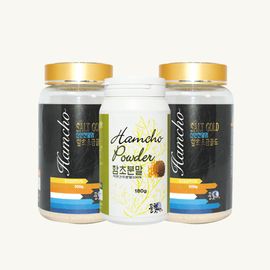 [Dasarang] Hamweed Salt Gift Set No.2_Hamweed Salt Gold (500g 2EA), Hamweed Powder (180g 1EA), Sea Salt, Minerals_made in korea