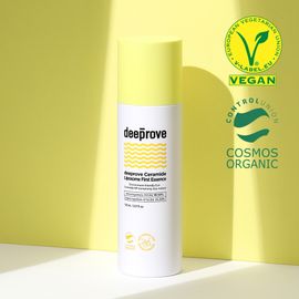 [JEJUON] Deeprove Ceramide Liposomal First Essence 150mL - Soothes Skin, Moisturizes, Strengthens Barrier, Natural Derma Essence, Contains Natural Ceramides, Vegan, Organic Non-Irritating Cosmetics - Produced in Jeju in Korea