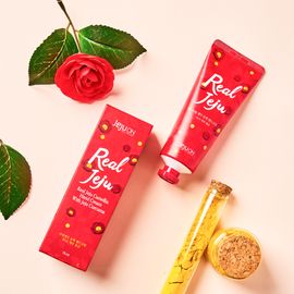 [JEJUON] Real Jeju Camellia Hand Cream 30mL x 4pcs - Jeju Turmeric, Trouble Care, Skin Moisturizing Protection Soothing, Jeju Organic Natural Ingredients, Non-Irritating Cosmetics - Made in Korea